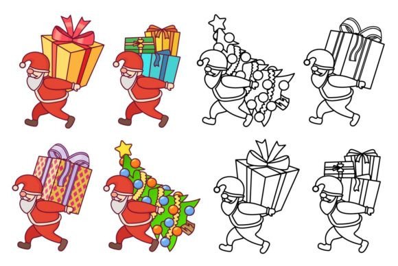 Christmas Cute Illustrations: Graphics for Digital Products