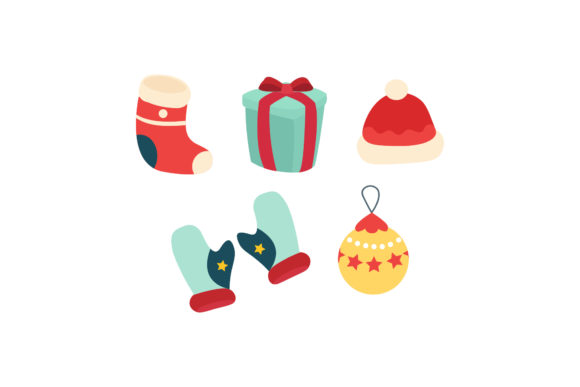 Christmas Illustrations Cute Set: Perfect for Graphics and Illustrations