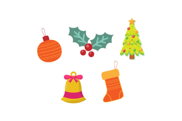 Christmas Illustrations Vector Cute Set: A Graphics Treasure