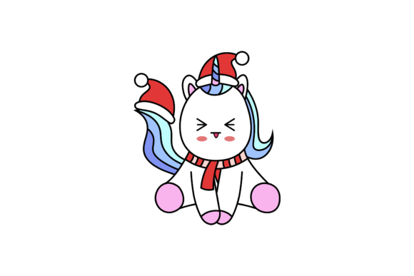 Christmas Unicorn Vectors: A Festive Graphic Treasure