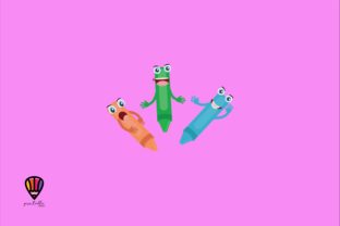 Crayon Illustrations: Graphics for Playful Branding