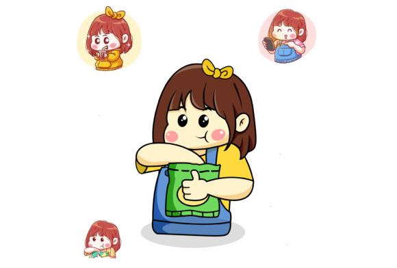 Cute Character Girl Graphics & Illustrations Review