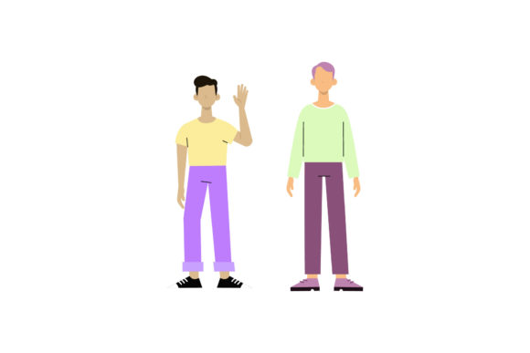 Flat People Illustrations: Graphics for Modern Branding