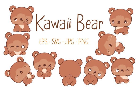 Kawaii Teddy Bear Graphics: Cute Illustrations Review