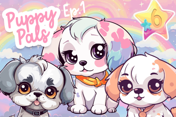Puppy Pals Graphics: 6 Vector Illustrations Review