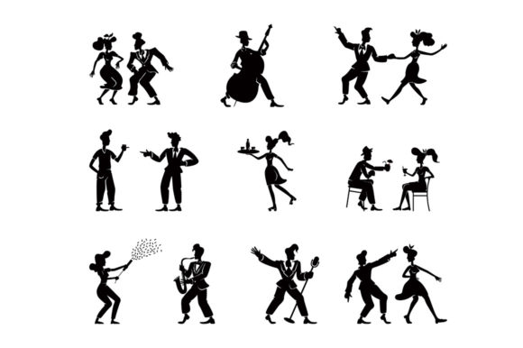 Retro Silhouette Graphics and Illustrations Review