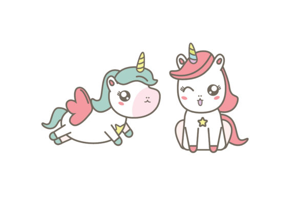 Unicorn Cute Set Design: Perfect Graphics for Crafters