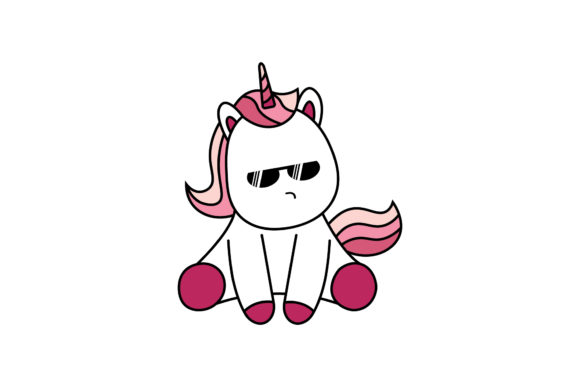 Unicorns Kawaii Illustrations Vectors for Creative Graphics