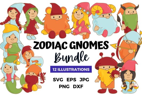 Zodiac Gnomes Graphics & Illustrations Review
